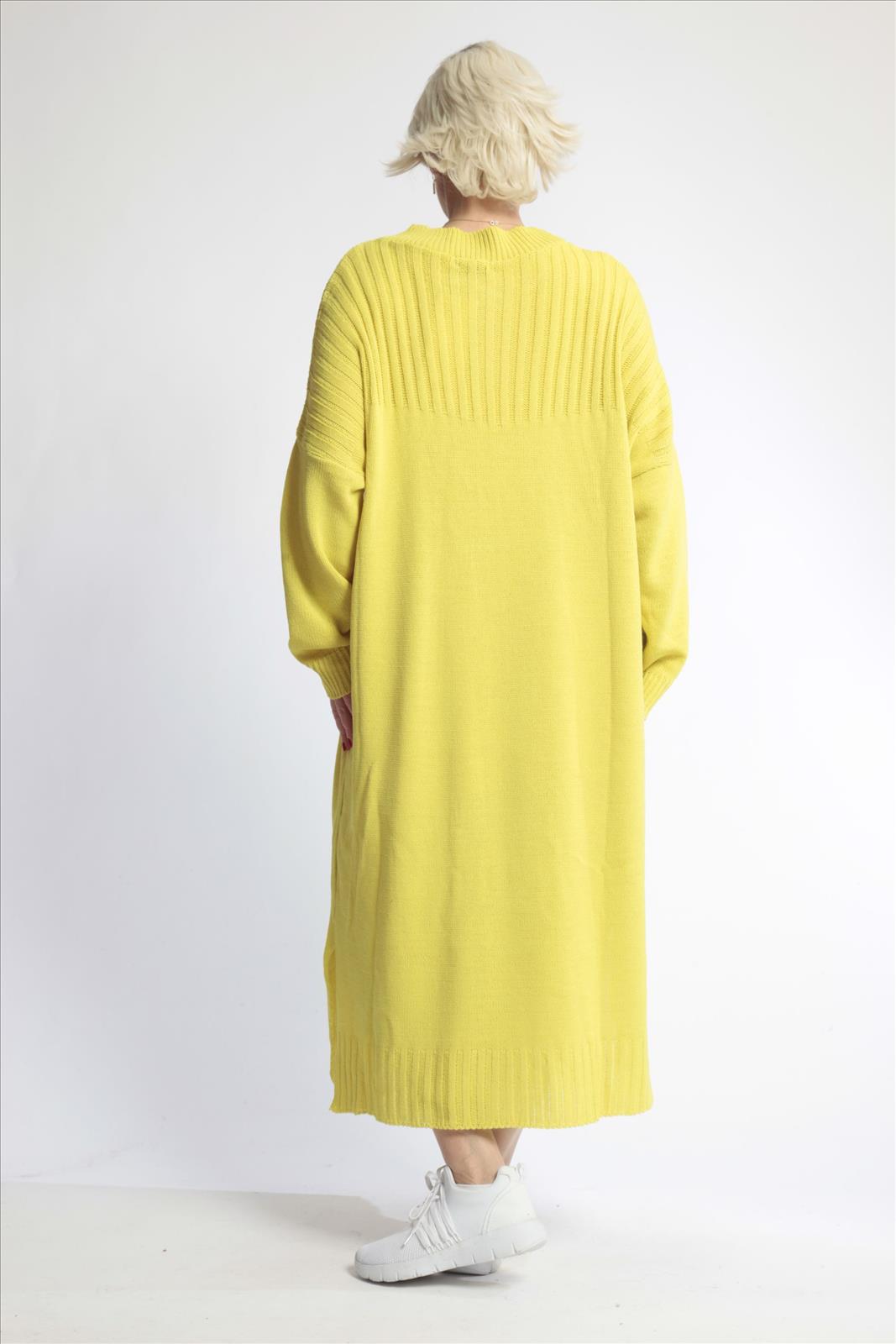  AKH Fashion Kleid in gerader Form, aus Materialmix, 1012.02219, Kiwi, Schick, Modern