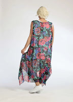 A-Form Tunika von AKH Fashion aus Polyester, ausgefallene, zeitlose Lagenlook Mode