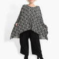 A-Form Shirt von AKH Fashion aus Viskose, ausgefallene, zeitlose Lagenlook Mode