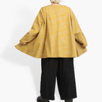  A-Form Bigshirt von AKH Fashion aus Viskose, 0958.00593, Senf, Schick, Modern, Bequem