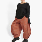 Hose von AKH Fashion aus Materialmix, ausgefallene, zeitlose Lagenlook Mode, Oversize