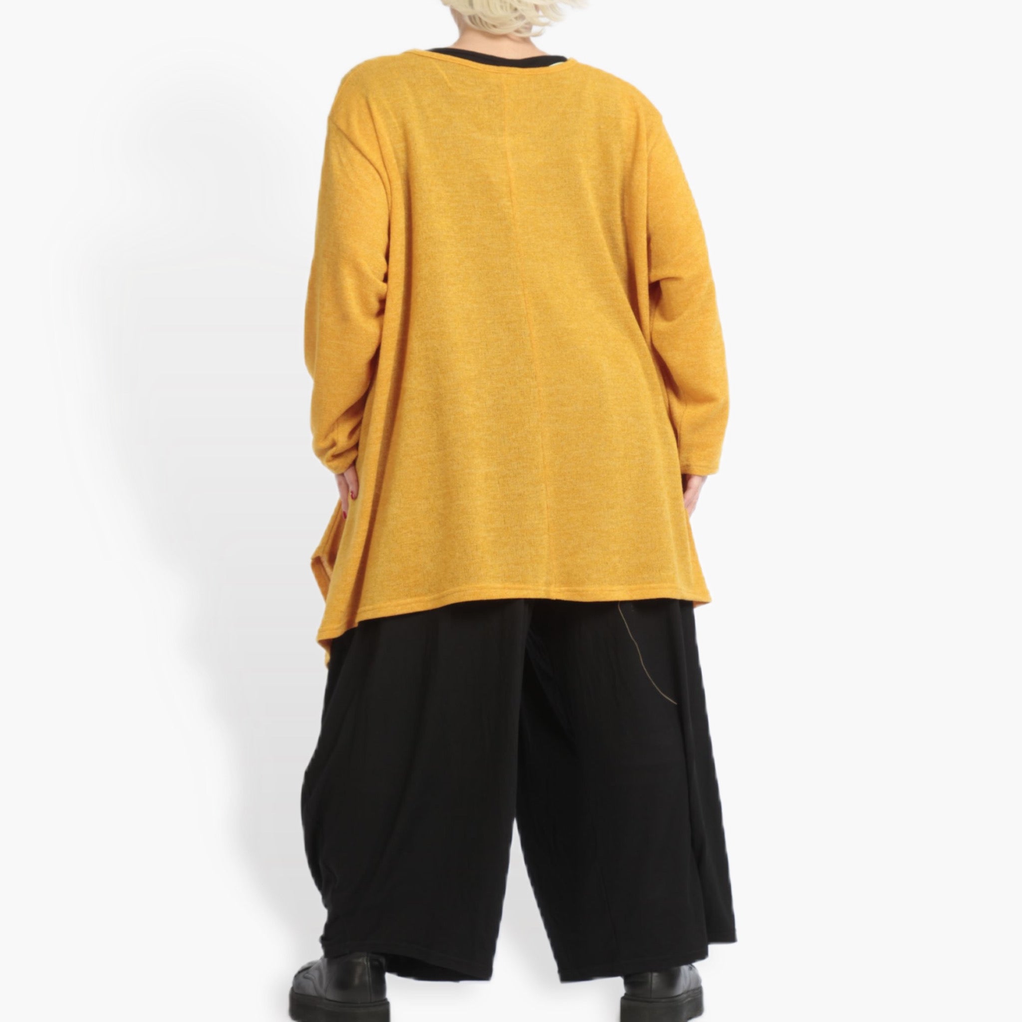  A-Form Shirt von AKH Fashion aus Materialmix, 0961.01019, Senf, Schick, Modern, Bequem