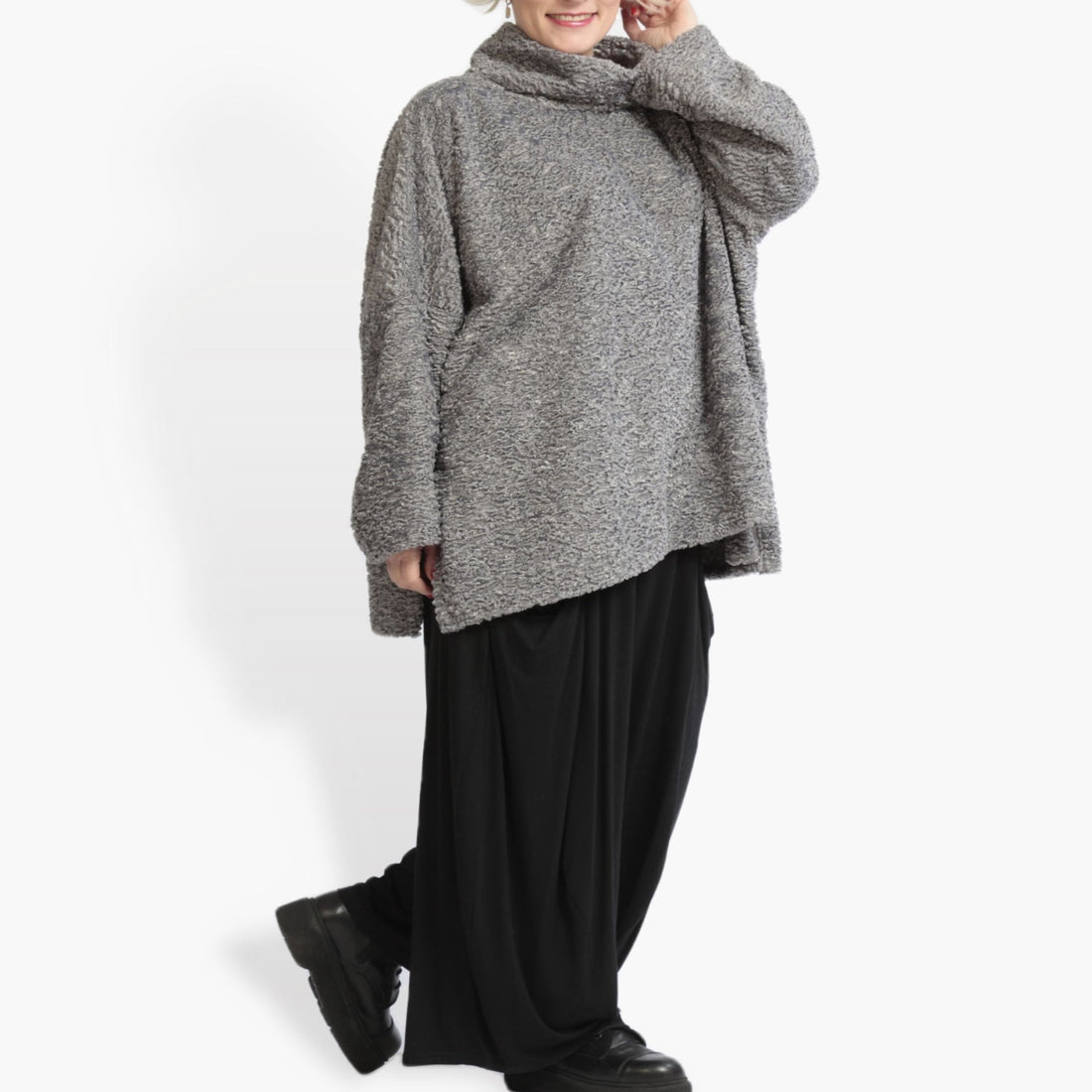  Bigshirt von AKH Fashion aus Polycarbonat in gerader Form, 0979.06831, Silber, Ausgefallen